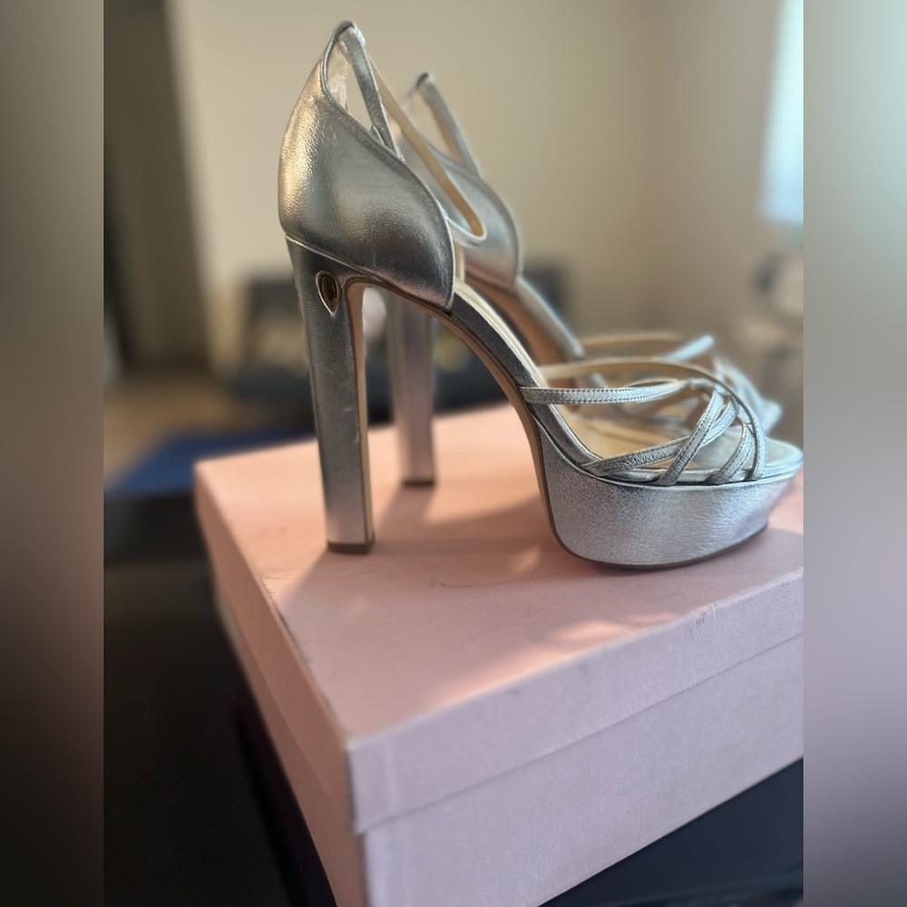 NIB Jennifer Chamandi Roberto platform sandals - Picture 9 of 13